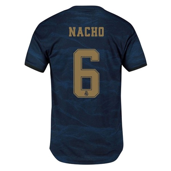 Camiseta Real Madrid NO.6 Nacho 2ª Kit 2019 2020 Azul